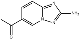 Ethanone, 1-(2-amino[1,2,4]triazolo[1,5-a]pyridin-6-yl)- Struktur