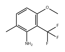 Benzenamine, 3-methoxy-6-methyl-2-(trifluoromethyl)- Struktur