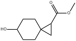 Spiro[2.5]octane-1-carboxylic acid, 6-hydroxy-, methyl ester Struktur