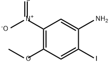 Benzenamine, 2-iodo-4-methoxy-5-nitro- Struktur