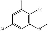 Benzene, 2-bromo-5-chloro-1-fluoro-3-methoxy- Struktur