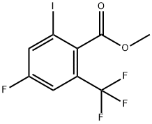 Methyl 4-fluoro-6-iodo-2-(trifluoromethyl)benzoate Struktur