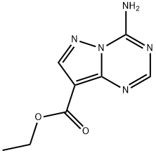 ethyl 4-aminopyrazolo[1,5-a][1,3,5]triazine-8-carboxylat e Struktur