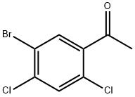 1-(5-Bromo-2,4-dichlorophenyl)ethanone Struktur