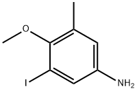 3-iodo-4-methoxy-5-methylaniline Struktur