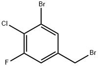 3-bromo-4-chloro-5-fluorobenzyl bromide Struktur