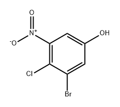 Phenol, 3-bromo-4-chloro-5-nitro- Struktur