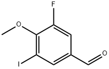 3-Fluoro-5-iodo-4-methoxybenzaldehyde Struktur