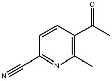 2-Pyridinecarbonitrile, 5-acetyl-6-methyl- Struktur