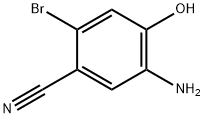 Benzonitrile, 5-amino-2-bromo-4-hydroxy- Struktur