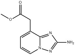 methyl 2-{2-amino-[1,2,4]triazolo[1,5-a]pyridin-8-yl}acetate Struktur