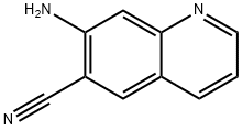 7-Amino-6-quinolinecarbonitrile Struktur