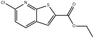 Ethyl 6-chlorothieno[2,3-B]pyridine-2-carboxylate Struktur