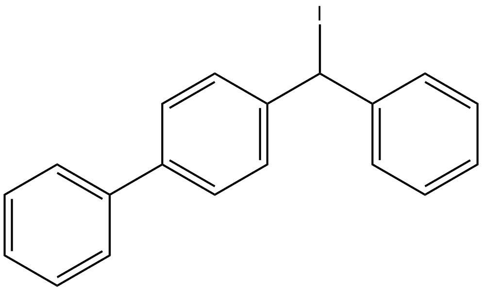 Benzene, ([1,1′-biphenyl]-4-yliodomethyl)- Struktur