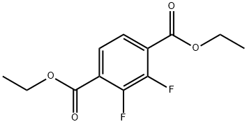 1,4-Benzenedicarboxylic acid, 2,3-difluoro-, 1,4-diethyl ester Structure