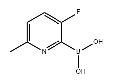 Boronic acid, B-(3-fluoro-6-methyl-2-pyridinyl)- Struktur