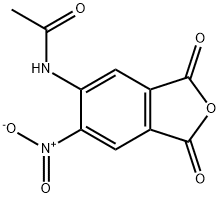 Acetamide, N-?(1,?3-?dihydro-?6-?nitro-?1,?3-?dioxo-?5-?isobenzofuranyl)?- Struktur