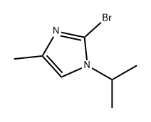 1H-Imidazole, 2-bromo-4-methyl-1-(1-methylethyl)- Struktur