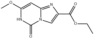 Imidazo[1,2-c]pyrimidine-2-carboxylic acid, 5,6-dihydro-7-methoxy-5-oxo-, ethyl ester Struktur