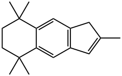 1H-Benz[f]indene, 5,6,7,8-tetrahydro-2,5,5,8,8-pentamethyl- Struktur