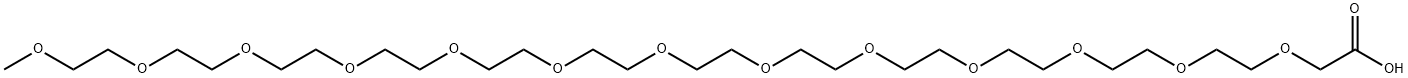 m-PEG13-CH2COOH Struktur