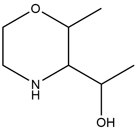 3-Morpholinemethanol,α,2-dimethyl- Struktur