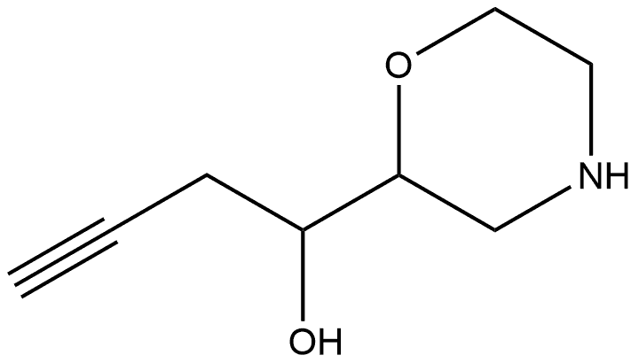 2-Morpholinemethanol,α-2-propyn-1-yl- Struktur