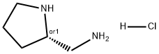 2-Pyrrolidinemethanamine, hydrochloride (1:1), (2S)-rel- Struktur