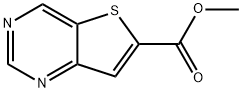 Methyl thieno[3,2-d]pyrimidine-6-carboxylate Struktur