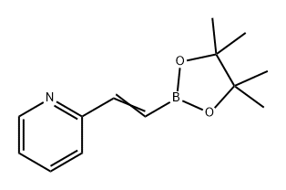 Pyridine, 2-[2-(4,4,5,5-tetramethyl-1,3,2-dioxaborolan-2-yl)ethenyl]- Struktur