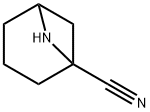 6-Azabicyclo[3.1.1]heptane-1-carbonitrile Struktur