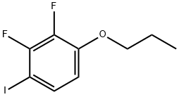 Benzene, 2,3-difluoro-1-iodo-4-propoxy- Struktur