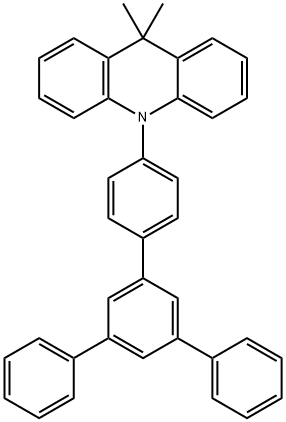 Acridine, 9,10-dihydro-9,9-dimethyl-10-(5'-phenyl[1,1':3',1''-terphenyl]-4-yl)- Struktur