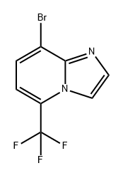 Imidazo[1,2-a]pyridine, 8-bromo-5-(trifluoromethyl)- Struktur