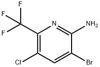 2-Pyridinamine, 3-bromo-5-chloro-6-(trifluoromethyl)- Struktur