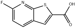 Thieno[2,3-b]pyridine-2-carboxylic acid, 6-fluoro- Struktur