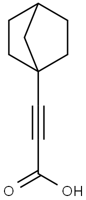 2-Propynoic acid, 3-bicyclo[2.2.1]hept-1-yl- Struktur