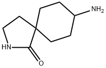 2-Azaspiro[4.5]decan-1-one, 8-amino- Struktur