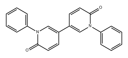 [3,3'-Bipyridine]-6,6'(1H,1'H)-dione, 1,1'-diphenyl- Struktur