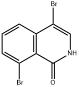 4,8-dibromo-1,2-dihydroisoquinolin-1-one Struktur