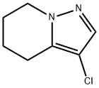 Pyrazolo[1,5-a]pyridine, 3-chloro-4,5,6,7-tetrahydro- Struktur