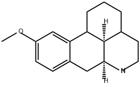 1H-Dibenzo[de,g]quinoline, 2,3,3a,4,5,6,6a,7,11b,11c-decahydro-10-methoxy-, (6aS,11cR)- Struktur