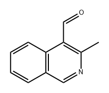 4-Isoquinolinecarboxaldehyde, 3-methyl- Struktur