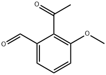 2-acetyl-3-methoxybenzaldehyde Struktur