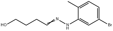 Butanal, 4-hydroxy-, 2-(5-bromo-2-methylphenyl)hydrazone