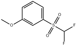 Difluoromethyl 3-methoxyphenyl sulphone Struktur