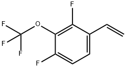 2,4-Difluoro-3-(trifluoromethoxy)styrene Struktur