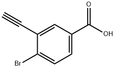 4-Bromo-3-ethynylbenzoic acid Structure