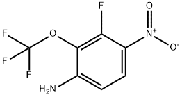 3-Fluoro-4-nitro-2-(trifluoromethoxy)aniline Structure