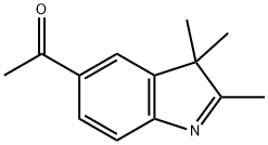 Ethanone, 1-(2,3,3-trimethyl-3H-indol-5-yl)- Struktur